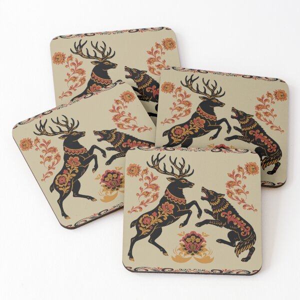 Item preview, The Stag and the Wolf designed and sold by glitchpr0t0c0l.