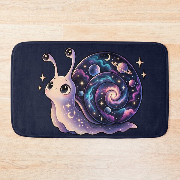 Item preview, Cute Galaxy Snail with Cosmic Shell designed and sold by ZetaDream.