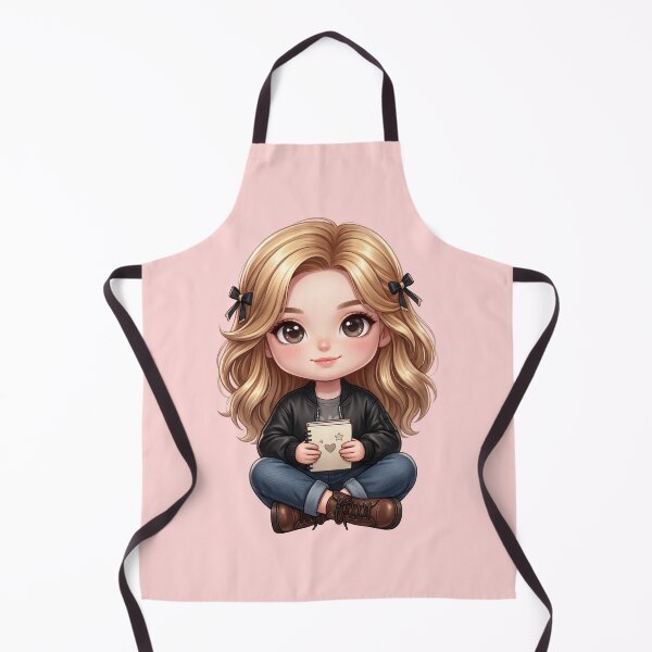 Item preview, Cute Edgy Chibi Girl With Notebook And Black Bows designed and sold by taogiauco.