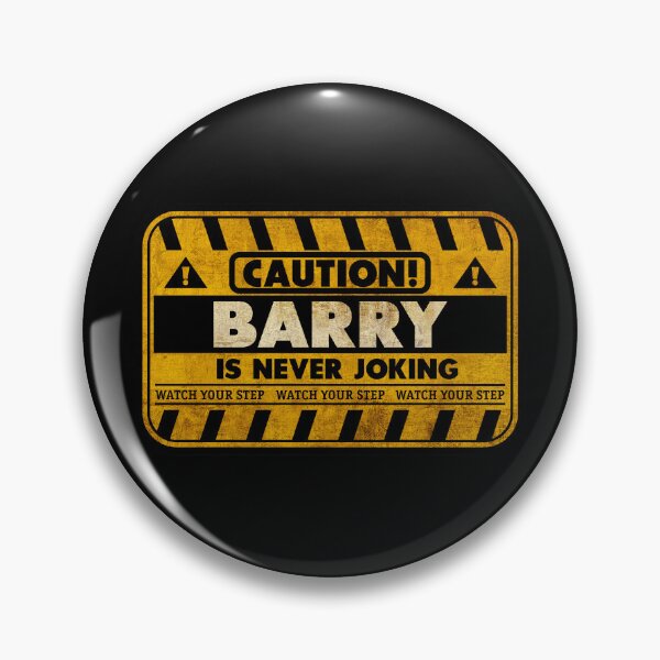 Artikelvorschau, Vorsicht, Barry macht niemals Witze! entworfen und verkauft von helenacooper.