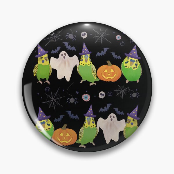 Item preview, Green Budgie Pattern Halloween designed and sold by FandomizedRose.