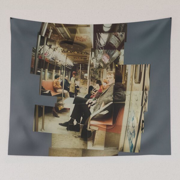 Item preview, David Hockney -  David And Ann On The Subway, N.Y., Nov.  - Signed Print by David Hockney undefinedr designed and sold by LILLIANSTRANGEy.