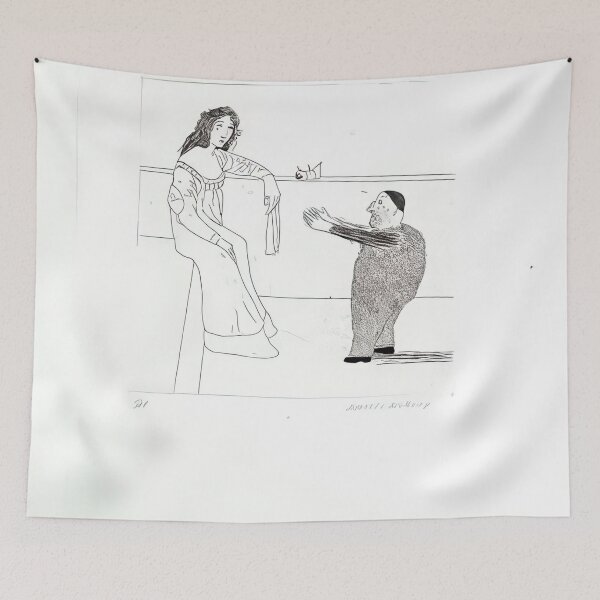 Item preview, David Hockney -  Pleading For The Child - Signed Print by David Hockney undefinedr designed and sold by LILLIANSTRANGEy.
