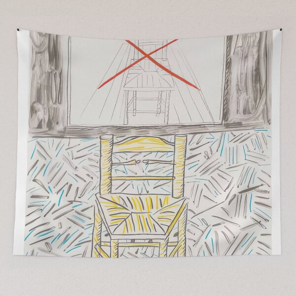 Item preview, David Hockney -  The Perspective Lesson - Signed Print by David Hockney undefinedr designed and sold by LILLIANSTRANGEy.