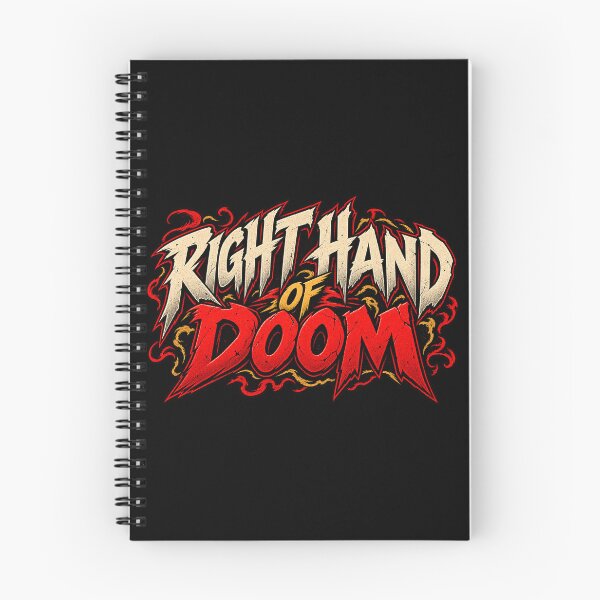 Item preview, Right Hand of Doom – Comic Horror Quote designed and sold by Pandaburba.
