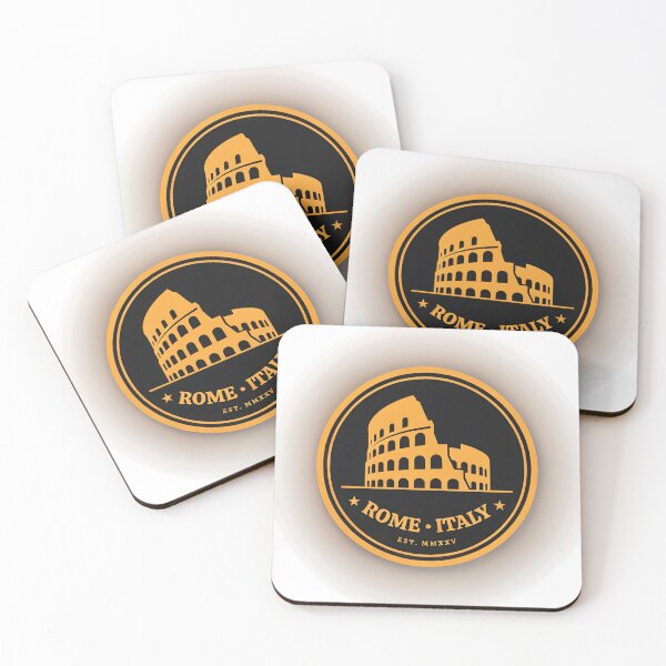 Item preview, Rome Colosseum Crest — Gold Circular Badge Logo designed and sold by Shutter-Dragon.