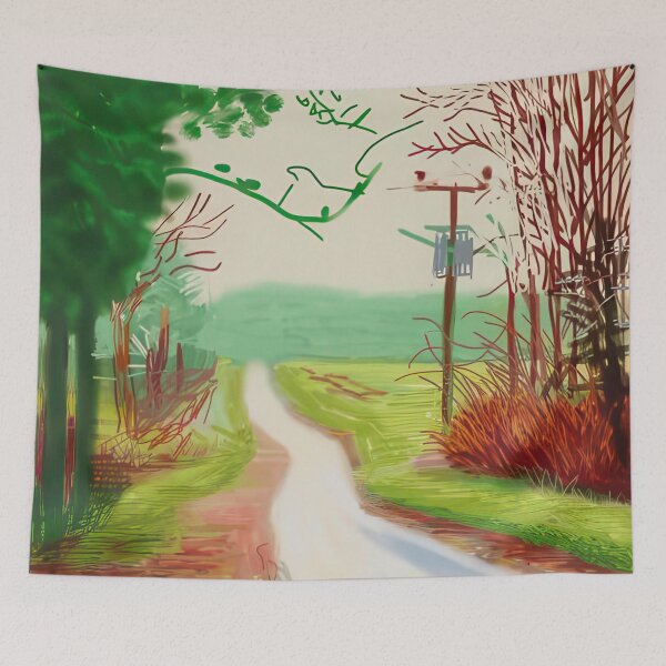 Item preview, David Hockney -  The Arrival Of Spring In Woldgate, East Yorkshire In  (twenty eleven) -  February - Signed Print by David Hockney undefinedr designed and sold by LILLIANSTRANGEy.