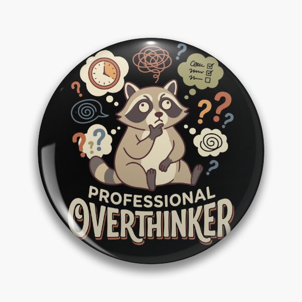 Item preview, Professional Overthinker – Funny Overthinking Humor designed and sold by pbxxxdesigns.