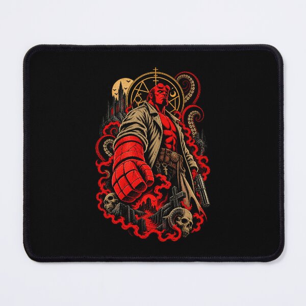 Item preview, Hellboy – Right Hand of Doom Occult Art designed and sold by Pandaburba.