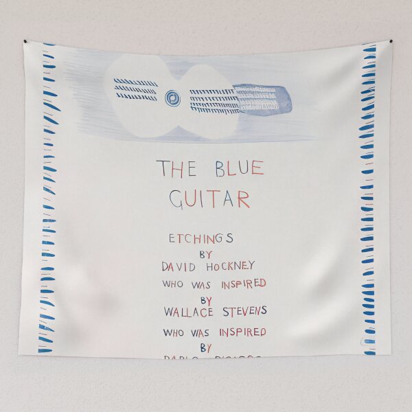 Item preview, David Hockney -  The Blue Guitar (frontispiece) - Signed Print by David Hockney undefinedr designed and sold by LILLIANSTRANGEy.