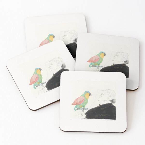 Item preview, David Hockney -  Felicite Sleeping, With Parrot - Signed Print by David Hockney undefinedr designed and sold by LILLIANSTRANGEy.