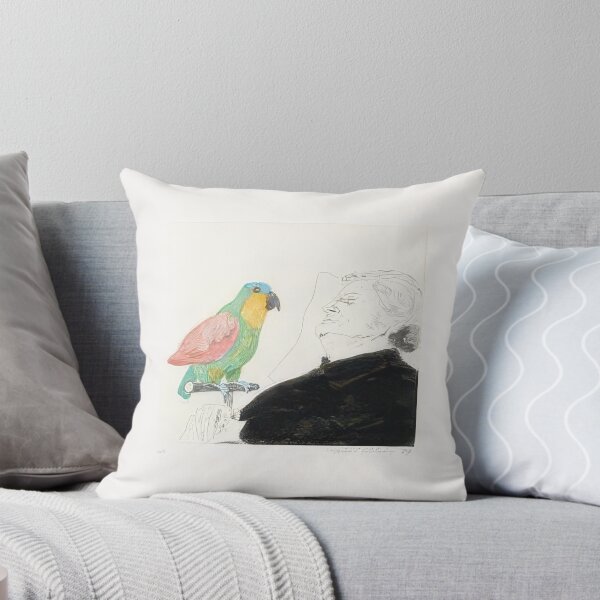 Item preview, David Hockney -  Felicite Sleeping, With Parrot - Signed Print by David Hockney undefinedr designed and sold by LILLIANSTRANGEy.