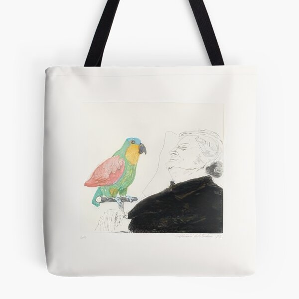 Item preview, David Hockney -  Felicite Sleeping, With Parrot - Signed Print by David Hockney undefinedr designed and sold by LILLIANSTRANGEy.