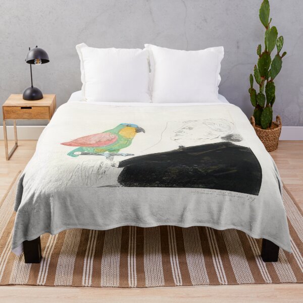 Item preview, David Hockney - Felicite Sleeping, With Parrot - Signed Print by David Hockney undefinedr designed and sold by LILLIANSTRANGEy.