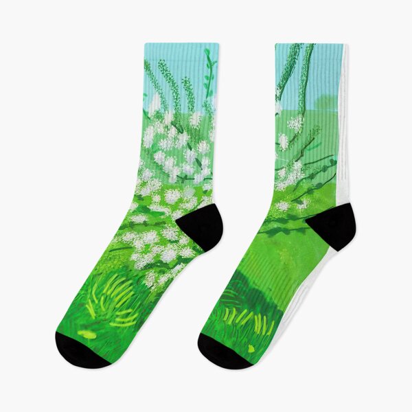 Item preview, David Hockney -  The Arrival Of Spring In Woldgate, East Yorkshire In  (twenty eleven) -  April - Signed Print by David Hockney undefinedr designed and sold by LILLIANSTRANGEy.