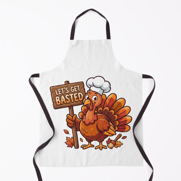 Artikelvorschau, Lasst uns den Truthahn braten – ein lustiges Thanksgiving-Koch-Herbstwort entworfen und verkauft von KMKDesignStudio.