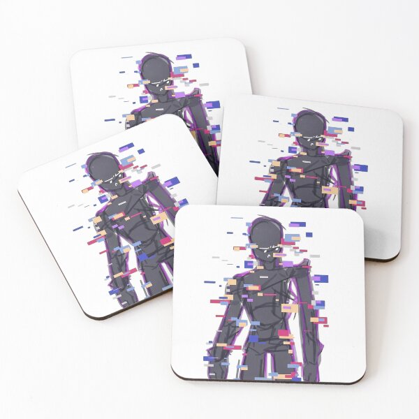 Item preview, Colorful Glitch Art Faceless Silhouette Digital Error designed and sold by Munib302.