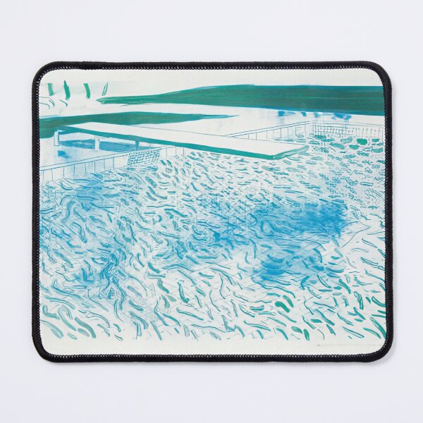 Item preview, David Hockney - Lithograph Of Water Made Of Lines And A Green Wash - Signed Print by David Hockney undefinedr designed and sold by LILLIANSTRANGEy.