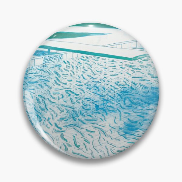 Item preview, David Hockney -  Lithograph Of Water Made Of Lines And A Green Wash - Signed Print by David Hockney undefinedr designed and sold by LILLIANSTRANGEy.