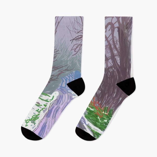 Item preview, David Hockney -  The Arrival Of Spring In Woldgate, East Yorkshire In  (twenty eleven) -  January - Signed Print by David Hockney undefinedr designed and sold by LILLIANSTRANGEy.