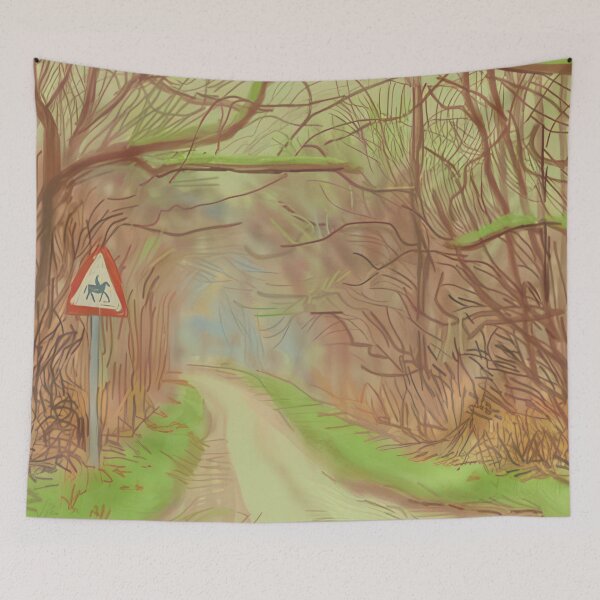 Item preview, David Hockney -  The Arrival Of Spring In Woldgate, East Yorkshire In  (twenty eleven) -  March - Signed Print by David Hockney undefinedr designed and sold by LILLIANSTRANGEy.
