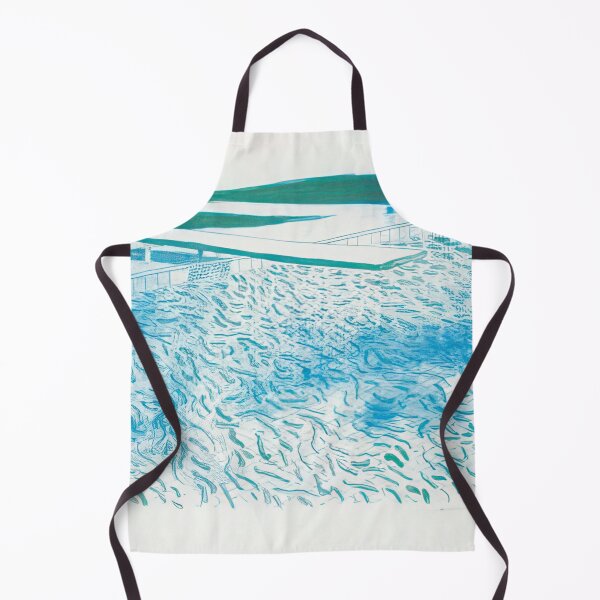 Item preview, David Hockney -  Lithograph Of Water Made Of Lines And A Green Wash - Signed Print by David Hockney undefinedr designed and sold by LILLIANSTRANGEy.