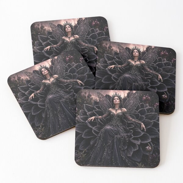 Item preview, Dark Dahlia Fairy Queen designed and sold by Storybook Botanica.