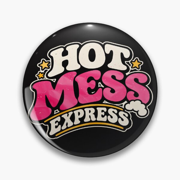 Item preview, Hot Mess Express – Funny Retro Vintage 70s Typography designed and sold by Randomnessy.