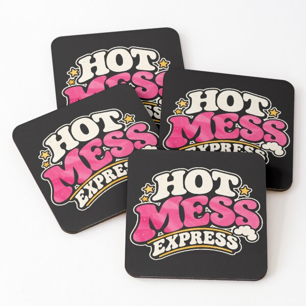 Item preview, Hot Mess Express – Funny Retro Vintage 70s Typography designed and sold by Randomnessy.