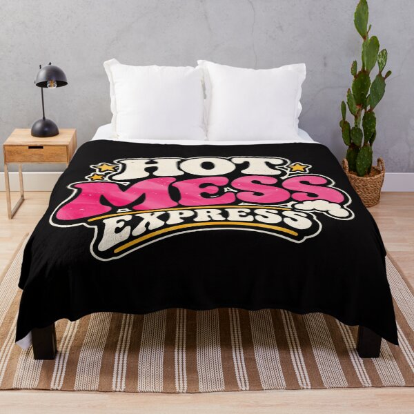 Item preview, Hot Mess Express – Funny Retro Vintage 70s Typography designed and sold by Randomnessy.