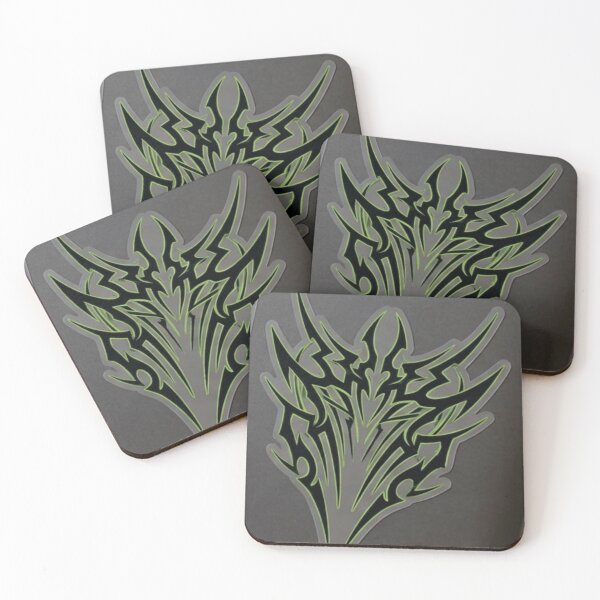 Item preview, Neon Green Neo-Tribal Tattoo Sticker designed and sold by UmarCreates.