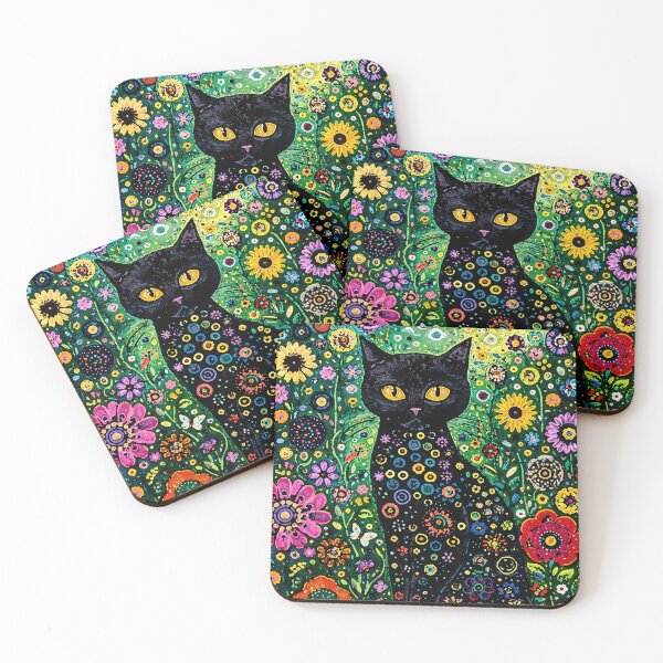 Artikelvorschau, Whimsical Flower Cat entworfen und verkauft von My Redbubble Shop.