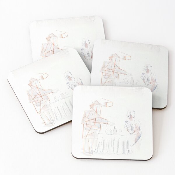 Item preview, David Hockney -  Figures With Still Life - Signed Print by David Hockney undefinedr designed and sold by LILLIANSTRANGEy.