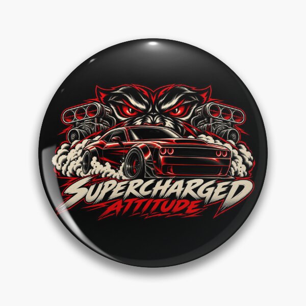 Item preview, Hellcat – Supercharged Attitude designed and sold by Pandaburba.