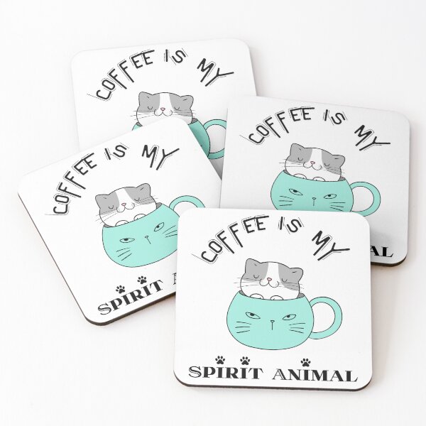 Item preview, Coffee Is My Spirit Animal. designed and sold by Dinasshop.