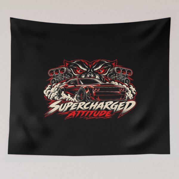 Item preview, Hellcat – Supercharged Attitude designed and sold by Pandaburba.