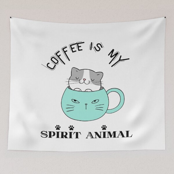 Item preview, Coffee Is My Spirit Animal. designed and sold by Dinasshop.