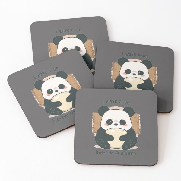 Item preview, Cute Panda Relaxing with Soup – Funny Cozy Bamboo Panda Illustration designed and sold by mrworld000.