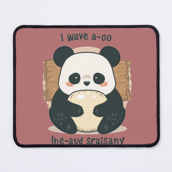 Item preview, Cute Panda Relaxing with Soup – Funny Cozy Bamboo Panda Illustration designed and sold by mrworld000.