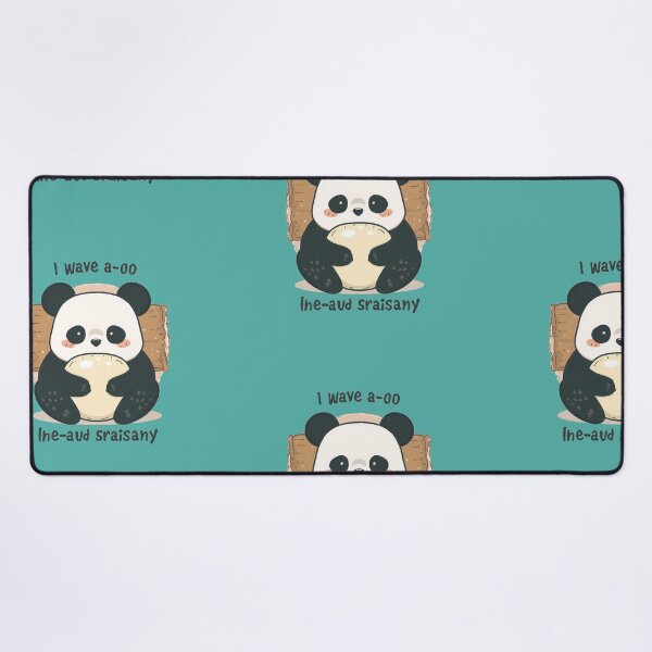 Item preview, Cute Panda Relaxing with Soup – Funny Cozy Bamboo Panda Illustration designed and sold by mrworld000.