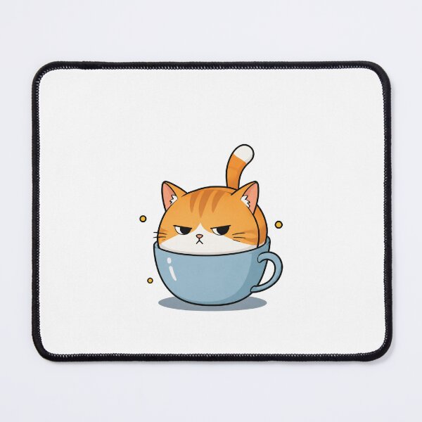 Item preview, Funny Cat Stuck in a Tiny Cup designed and sold by Catchy-Couture.