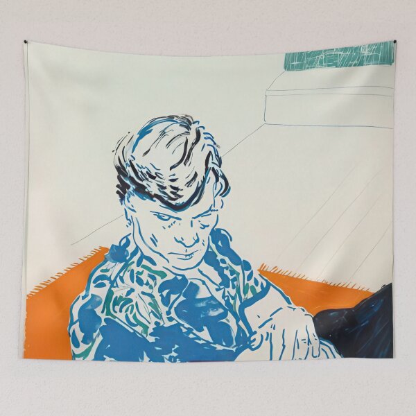 Item preview, David Hockney -  Joe With Green Window - Signed Print by David Hockney undefinedr designed and sold by LILLIANSTRANGEy.