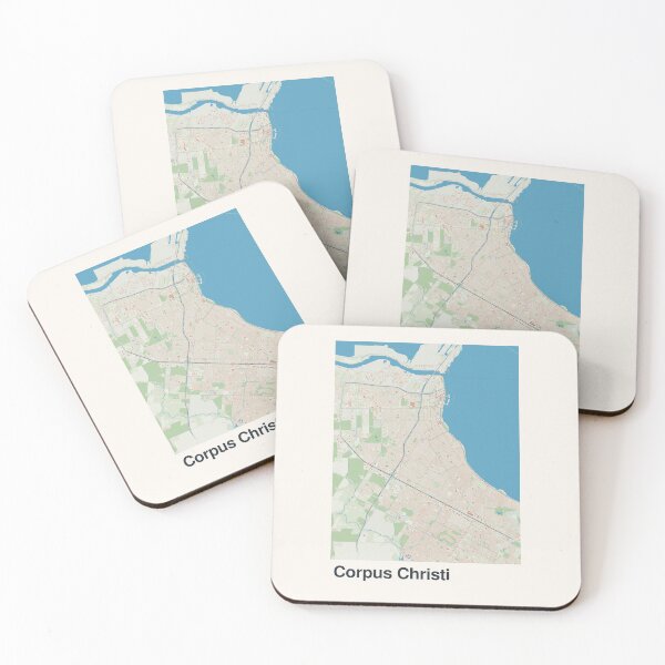 Item preview, Corpus Christi Minimalistic Map Art designed and sold by MapsNerd.