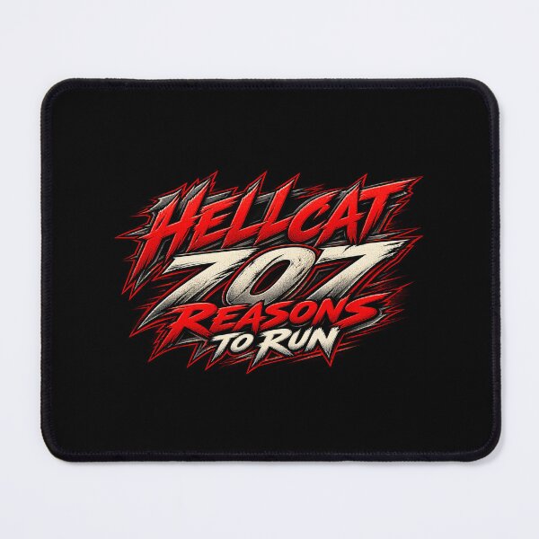 Item preview, Hellcat 707 – Reasons to Run Typography designed and sold by Pandaburba.