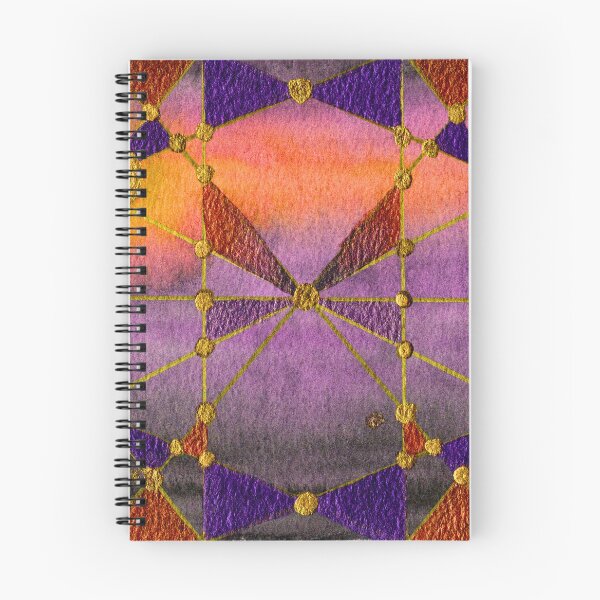 Item preview, Celestial Geometry in Purple and Gold designed and sold by ArithraStudio.