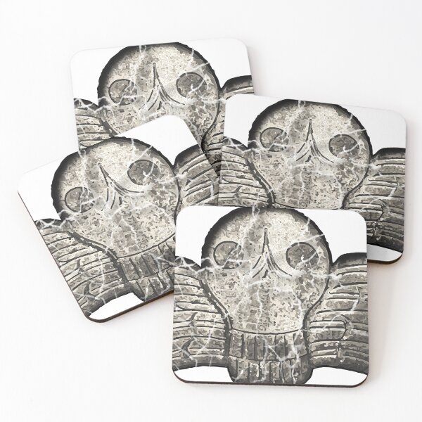 Item preview, Winged Skull Headstone Graphic designed and sold by The Clearing Blog Shop.