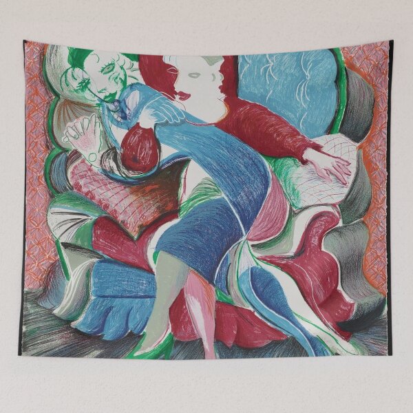 Item preview, David Hockney -   faits sur Celia Birtwell, la muse de Hockney designed and sold by LILLIANSTRANGEy.