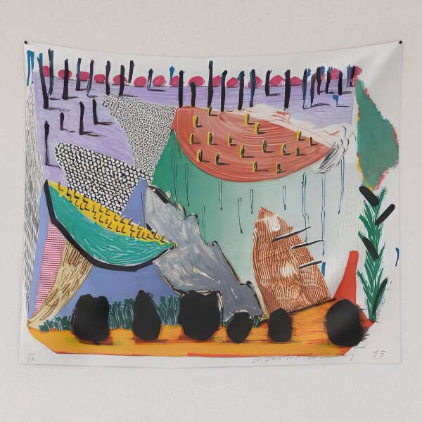 Item preview, David Hockney -  Slow Rise - Signed Print by David Hockney undefinedr designed and sold by LILLIANSTRANGEy.