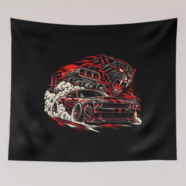 Item preview, Hellcat – Supercharged Attitude designed and sold by Pandaburba.