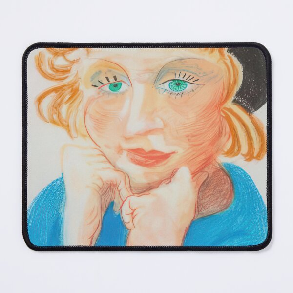 Item preview, David Hockney - Celia With Green Hat - Signed Print by David Hockney undefinedr designed and sold by LILLIANSTRANGEy.